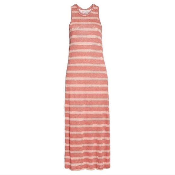 Joie NWT Twist-Back Linen Jersey Tank Dress, Small - Picture 7 of 12